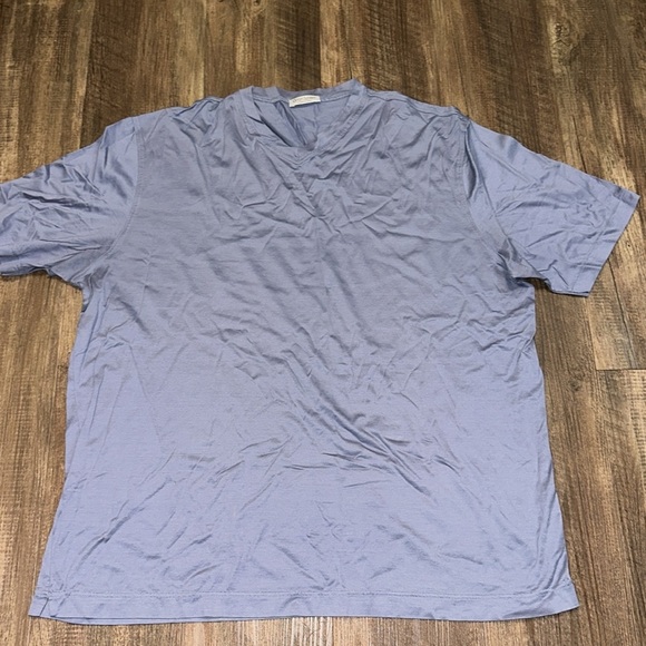 Lot of 3 Gran‎ Sasso Knitted Tshirts 1 crewneck 2 vneck no size see measurements - Picture 9 of 12